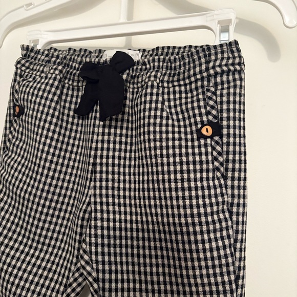 ZARA Baby Black and White Shepherd Checkered Trousers 4-5 Years Old - Picture 4 of 5